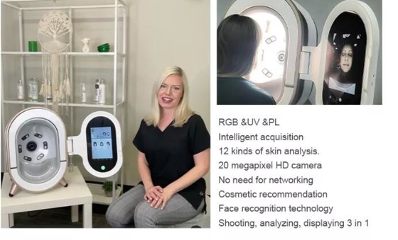 RGB UVpl Slimme Huidanalysator